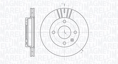 Magneti Marelli Bremsscheibe [Hersteller-Nr. 361302040226] für Ford, Mazda von MAGNETI MARELLI