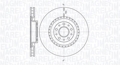 Magneti Marelli Bremsscheibe [Hersteller-Nr. 361302040534] für Fiat, Opel von MAGNETI MARELLI