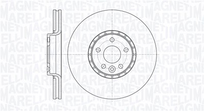 Magneti Marelli Bremsscheibe [Hersteller-Nr. 361302040594] für Volvo von MAGNETI MARELLI