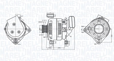 Magneti Marelli Generator [Hersteller-Nr. 063377578010] für BMW von MAGNETI MARELLI