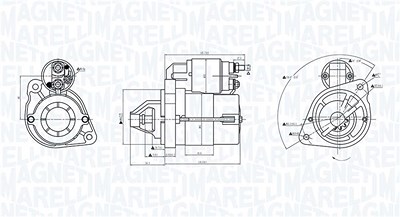 Magneti Marelli Generator [Hersteller-Nr. 063731508010] für Opel von MAGNETI MARELLI