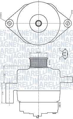 Magneti Marelli Generator [Hersteller-Nr. 063732181010] für Opel, Saab von MAGNETI MARELLI