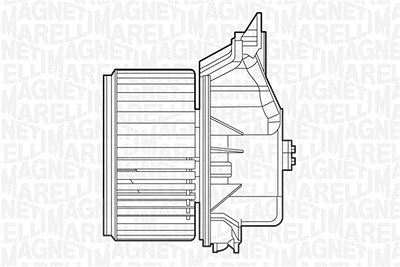 Magneti Marelli Innenraumgebläse [Hersteller-Nr. 069412528010] für Fiat, Abarth von MAGNETI MARELLI