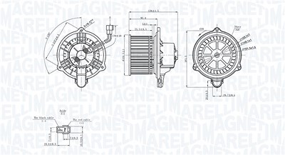 Magneti Marelli Innenraumgebläse [Hersteller-Nr. 069412752010] für Hyundai, Kia von MAGNETI MARELLI