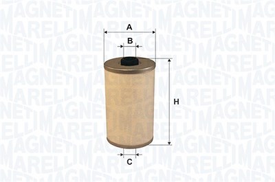 Magneti Marelli Kraftstofffilter [Hersteller-Nr. 153071762478] für Alfa Romeo, Fiat von MAGNETI MARELLI