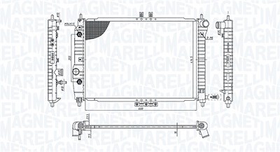 Magneti Marelli Kühler, Motorkühlung [Hersteller-Nr. 350213197400] für Gm Korea von MAGNETI MARELLI