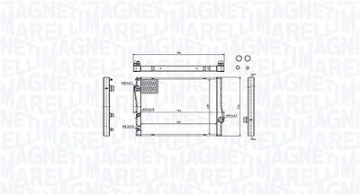 Magneti Marelli Kühler, Motorkühlung [Hersteller-Nr. 350213214700] für BMW von MAGNETI MARELLI