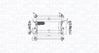 Magneti Marelli Kühler, Motorkühlung [Hersteller-Nr. 350213215200] für Fiat von MAGNETI MARELLI