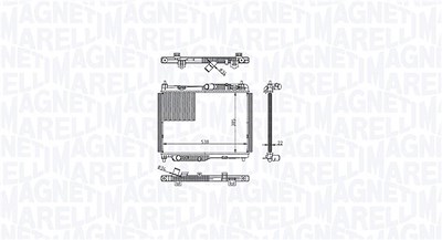 Magneti Marelli Kühler, Motorkühlung [Hersteller-Nr. 350213215600] für Ford von MAGNETI MARELLI