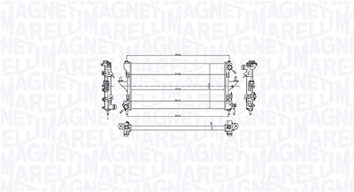 Magneti Marelli Kühler, Motorkühlung [Hersteller-Nr. 350213216600] für Citroën, Ds, Fiat, Peugeot von MAGNETI MARELLI