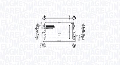 Magneti Marelli Kühler, Motorkühlung [Hersteller-Nr. 350213216700] für Citroën, Peugeot von MAGNETI MARELLI