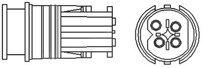 Magneti Marelli Lambdasonde [Hersteller-Nr. 466016355025] für Mercedes-Benz von MAGNETI MARELLI