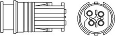 Magneti Marelli Lambdasonde [Hersteller-Nr. 466016355126] für Mercedes-Benz von MAGNETI MARELLI