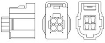 Magneti Marelli Lambdasonde [Hersteller-Nr. 466016355134] für Mercedes-Benz von MAGNETI MARELLI