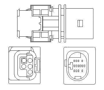 Magneti Marelli Lambdasonde [Hersteller-Nr. 466016355168] für Citroën, Ds, Ford, Peugeot von MAGNETI MARELLI