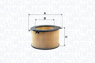 Magneti Marelli Luftfilter [Hersteller-Nr. 152071761680] für BMW von MAGNETI MARELLI