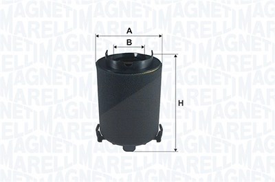 Magneti Marelli Luftfilter [Hersteller-Nr. 153071760450] für Seat, Audi, VW, Skoda von MAGNETI MARELLI