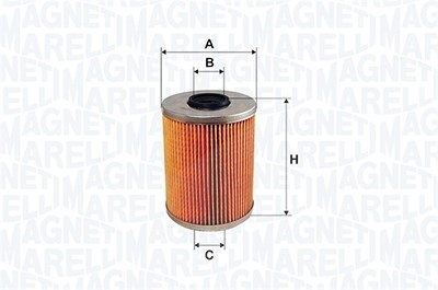 Magneti Marelli Ölfilter [Hersteller-Nr. 152071758813] für Bertone, BMW von MAGNETI MARELLI