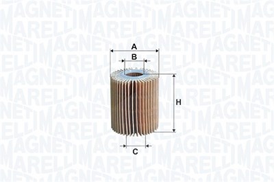 Magneti Marelli Ölfilter [Hersteller-Nr. 153071760783] für Daihatsu, Subaru, Toyota von MAGNETI MARELLI