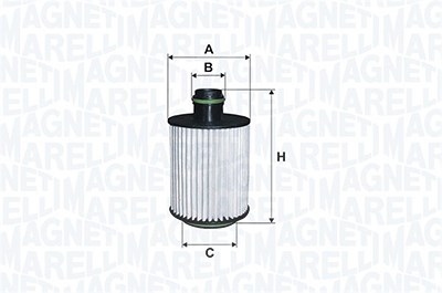 Magneti Marelli Ölfilter [Hersteller-Nr. 153071762464] für Alfa Romeo von MAGNETI MARELLI