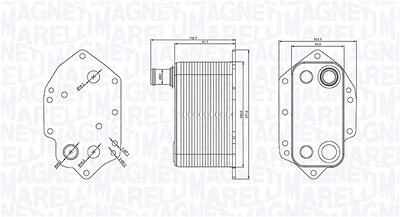 Magneti Marelli Ölkühler, Motoröl [Hersteller-Nr. 350300004000] für BMW von MAGNETI MARELLI