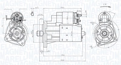 Magneti Marelli Starter [Hersteller-Nr. 063720297010] für Audi von MAGNETI MARELLI