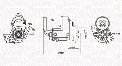 Magneti Marelli Starter [Hersteller-Nr. 063721154010] für Toyota von MAGNETI MARELLI