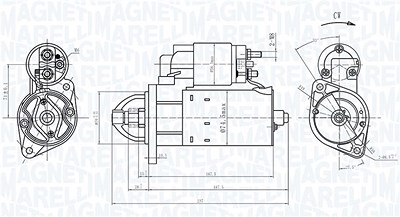 Magneti Marelli Starter [Hersteller-Nr. 063721172010] für Mercedes-Benz von MAGNETI MARELLI