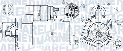 Magneti Marelli Starter [Hersteller-Nr. 063721271010] für Volvo von MAGNETI MARELLI