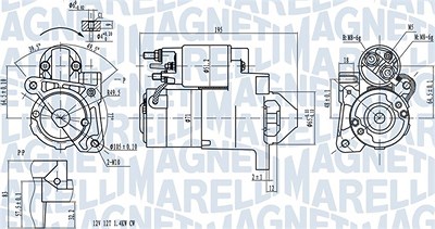 Magneti Marelli Starter [Hersteller-Nr. 063721273010] für Nissan, Renault, Dacia von MAGNETI MARELLI