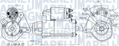 Magneti Marelli Starter [Hersteller-Nr. 063721275010] für Ford, Mazda von MAGNETI MARELLI