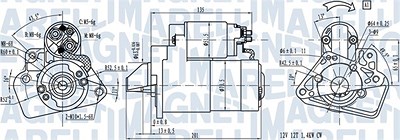 Magneti Marelli Starter [Hersteller-Nr. 063721332010] für Dacia, Mercedes-Benz, Nissan, Suzuki von MAGNETI MARELLI