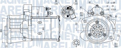 Magneti Marelli Starter [Hersteller-Nr. 063721491010] für Nissan, Renault, Renault Trucks von MAGNETI MARELLI