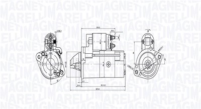 Magneti Marelli Starter [Hersteller-Nr. 063728010410] für Hyundai, Mitsubishi von MAGNETI MARELLI