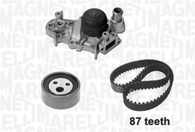 Magneti Marelli Wasserpumpe + Zahnriemensatz [Hersteller-Nr. 341401470001] für Renault von MAGNETI MARELLI