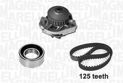 Magneti Marelli Wasserpumpe + Zahnriemensatz [Hersteller-Nr. 341404810001] für Fiat, Lancia von MAGNETI MARELLI