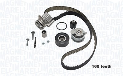 Magneti Marelli Wasserpumpe + Zahnriemensatz [Hersteller-Nr. 341406440001] für Audi, Seat, Skoda, VW von MAGNETI MARELLI