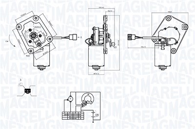 Magneti Marelli Wischermotor [Hersteller-Nr. 064374900010] für Chevrolet, Gm Korea von MAGNETI MARELLI