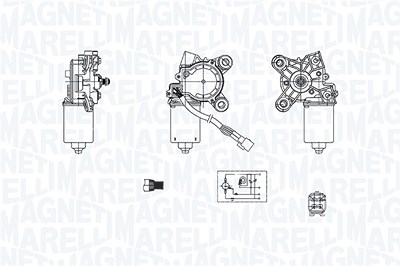 Magneti Marelli Wischermotor [Hersteller-Nr. 064375000010] für Chevrolet, Opel von MAGNETI MARELLI