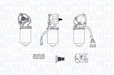 Magneti Marelli Wischermotor [Hersteller-Nr. 064378600010] für Citroën, Fiat, Lancia, Peugeot von MAGNETI MARELLI