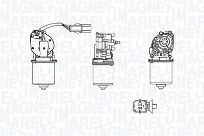 Magneti Marelli Wischermotor [Hersteller-Nr. 064379400010] für Peugeot von MAGNETI MARELLI