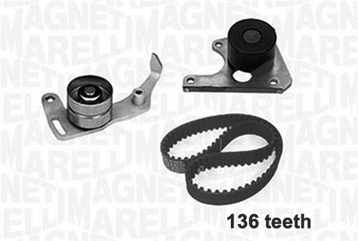 Magneti Marelli Zahnriemensatz [Hersteller-Nr. 341302080000] für Citroën, Fiat, Hyundai, Lada, Peugeot, Rover, Suzuki von MAGNETI MARELLI