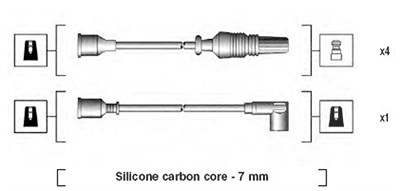 Magneti Marelli Zündleitungssatz [Hersteller-Nr. 941135020696] für Citroën, Peugeot von MAGNETI MARELLI