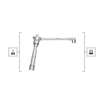 Magneti Marelli Zündleitungssatz [Hersteller-Nr. 941319170039] für Fiat, Lancia von MAGNETI MARELLI