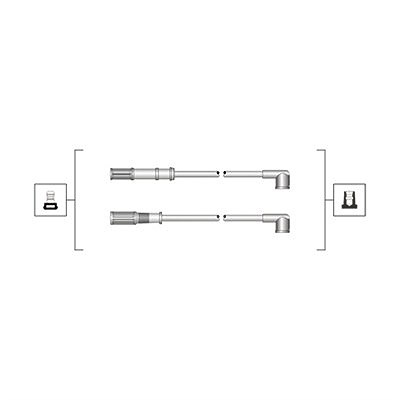 Magneti Marelli Zündleitungssatz [Hersteller-Nr. 941319170068] für Fiat, Lancia von MAGNETI MARELLI