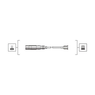 Magneti Marelli Zündleitungssatz [Hersteller-Nr. 941319170086] für Audi, VW von MAGNETI MARELLI