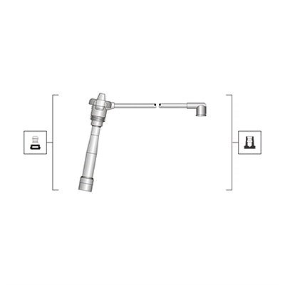 Magneti Marelli Zündleitungssatz [Hersteller-Nr. 941319170115] für Fiat, Lancia von MAGNETI MARELLI