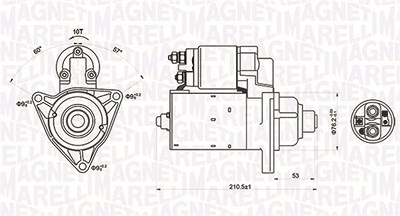 Magneti Marelli Starter [Hersteller-Nr. 063721176010] für VW von MAGNETI MARELLI