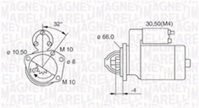 Magneti Marelli Starter [Hersteller-Nr. 063721207010] für Nissan, Opel, Renault von MAGNETI MARELLI