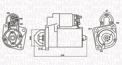 Magneti Marelli Starter [Hersteller-Nr. 063721213010] für Fiat, Lancia von MAGNETI MARELLI